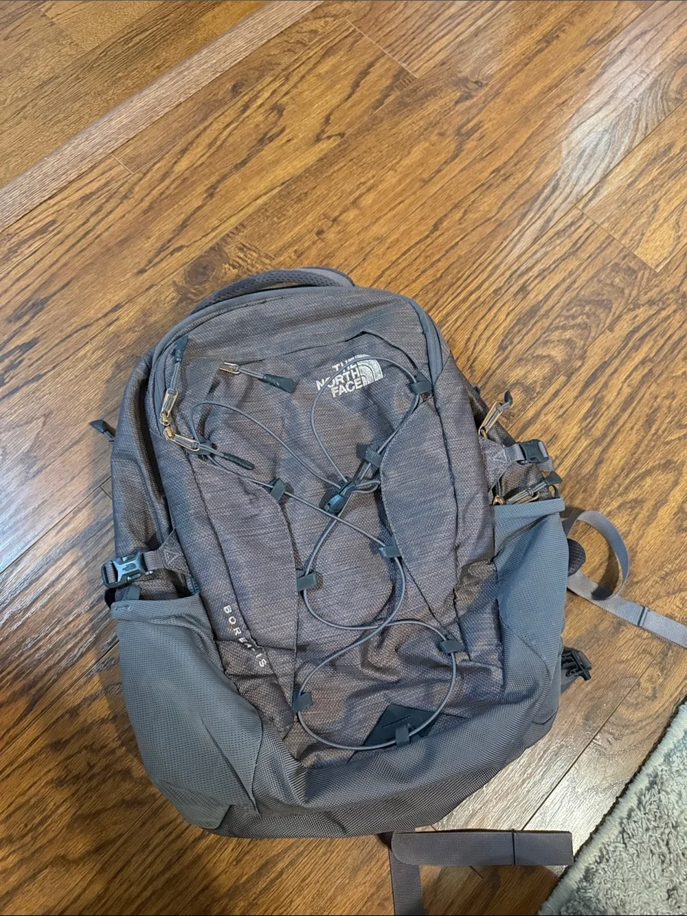 The North Face Borealis Backpack in Dark Brown with Black Accents